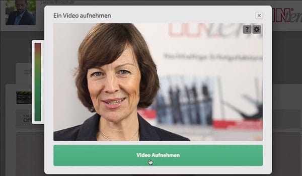 aufnehmen